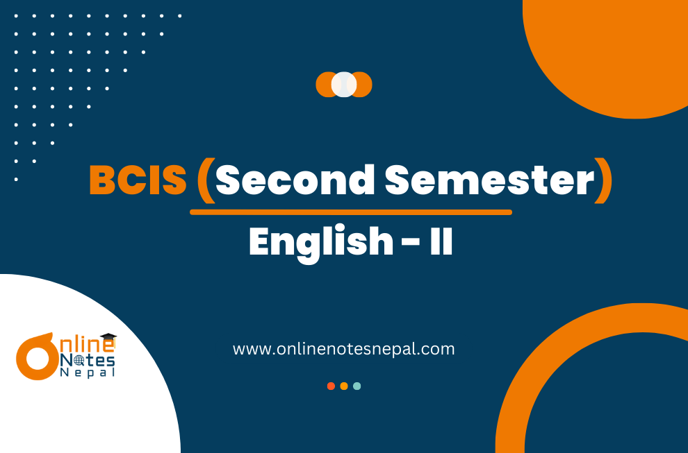 English II - Second Semester(BCIS)